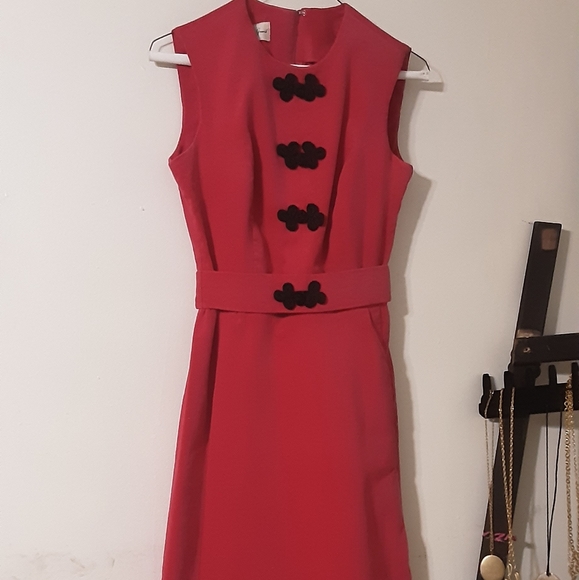 1960's brocaded velvet Midge Grand wiggle dress - Picture 7 of 13